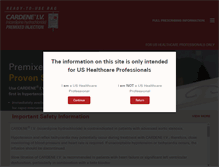 Tablet Screenshot of cardeneiv.com